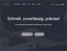 Tablet Screenshot of pat-s.com